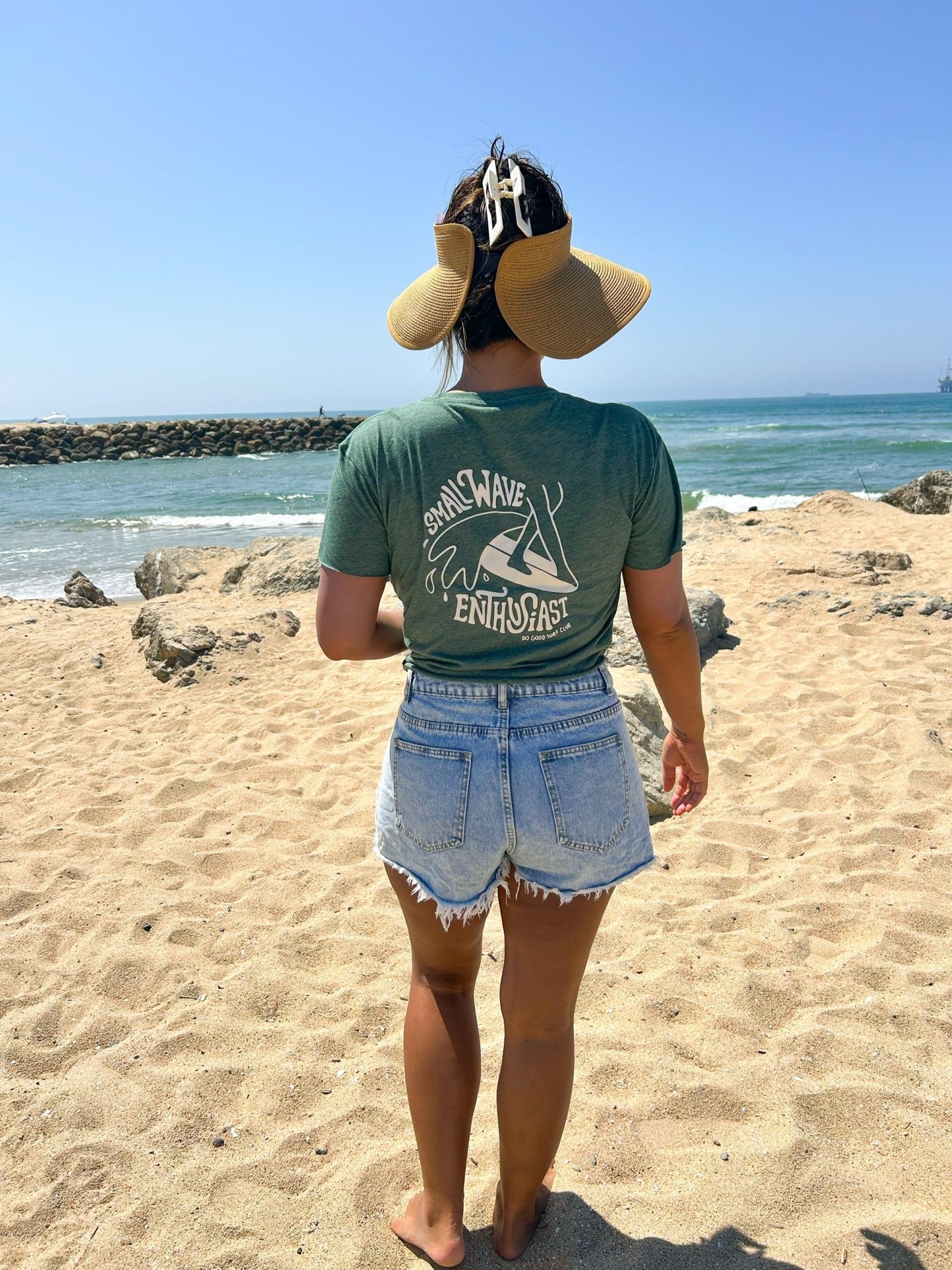 Small Wave Enthusiast Crop Tee - Do Good Swimwear