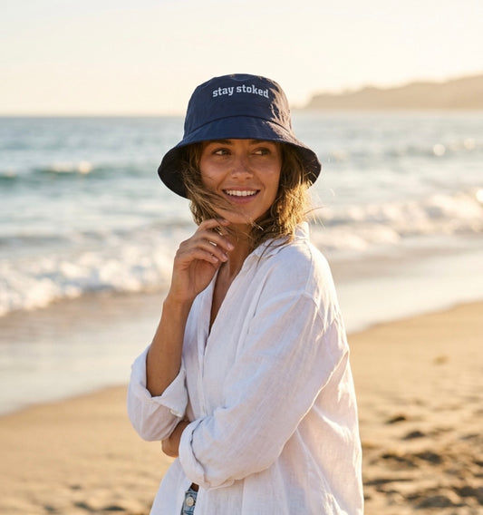 Stay Stoked Travel Bucket Hat