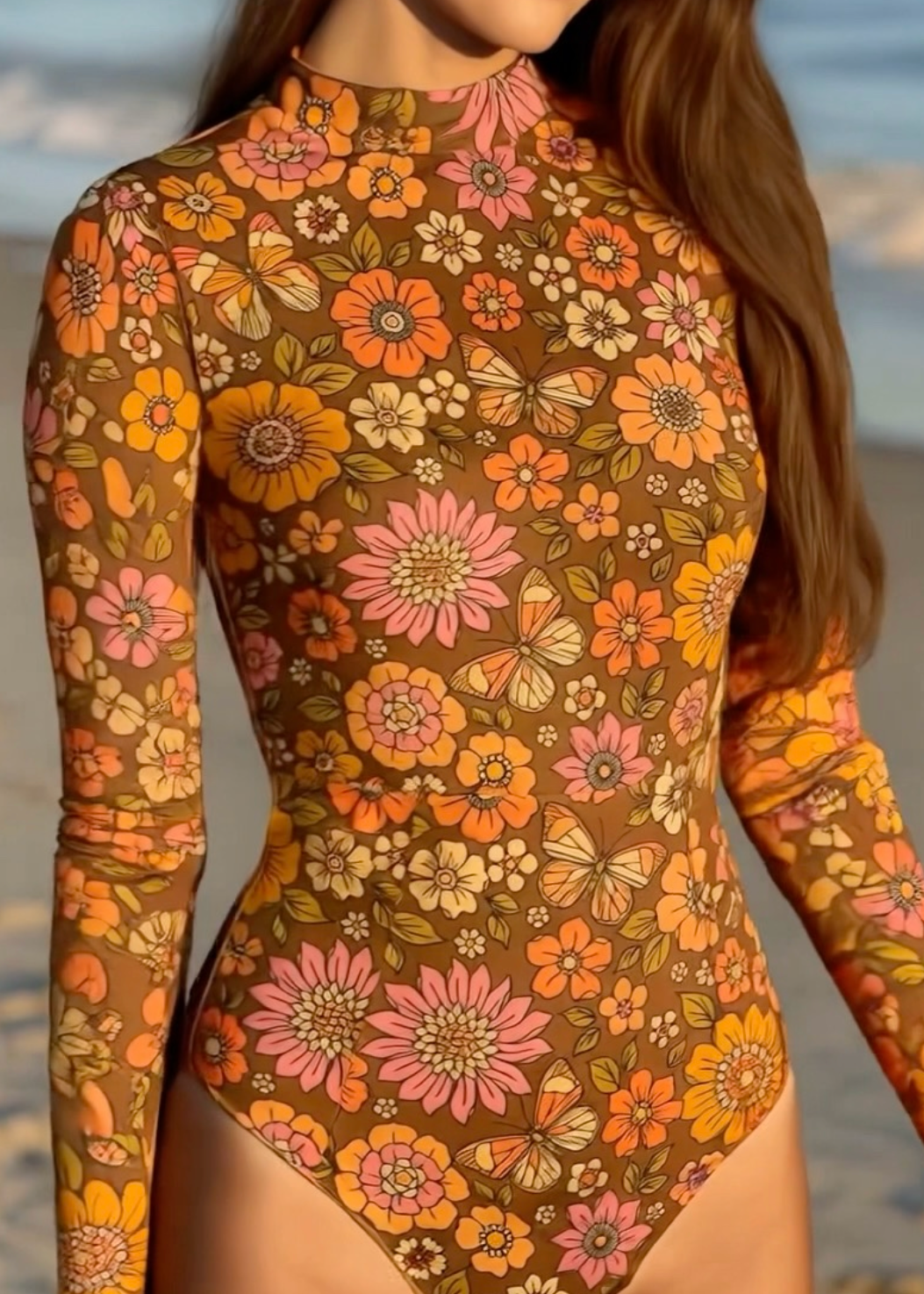 Mariposa Long Sleeved Surf Suit