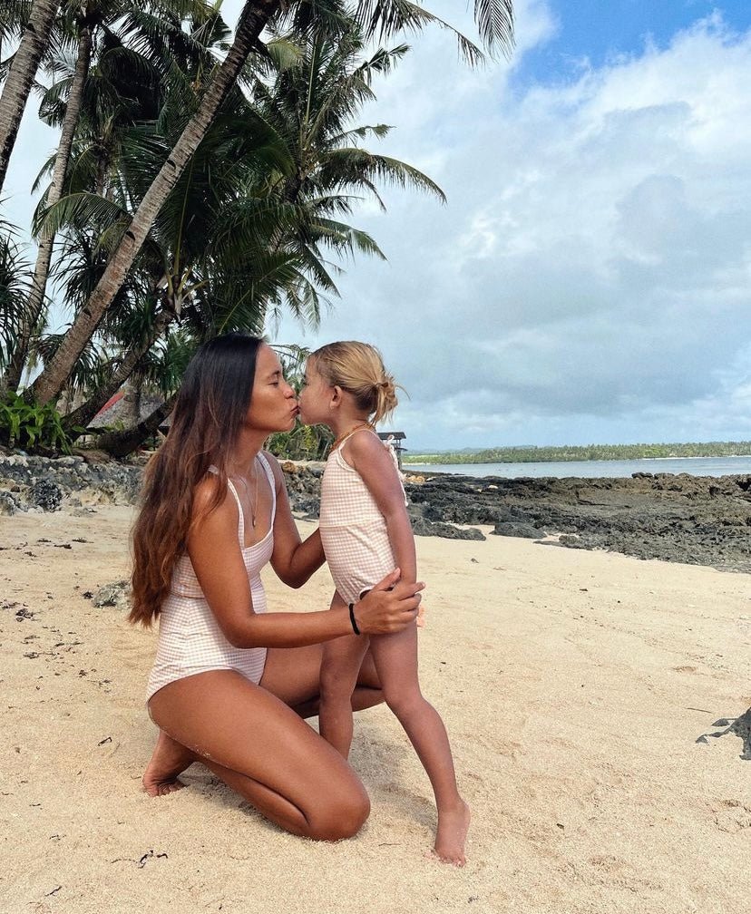 Do Good Littles Gingham One Piece - Do Good Swimwear