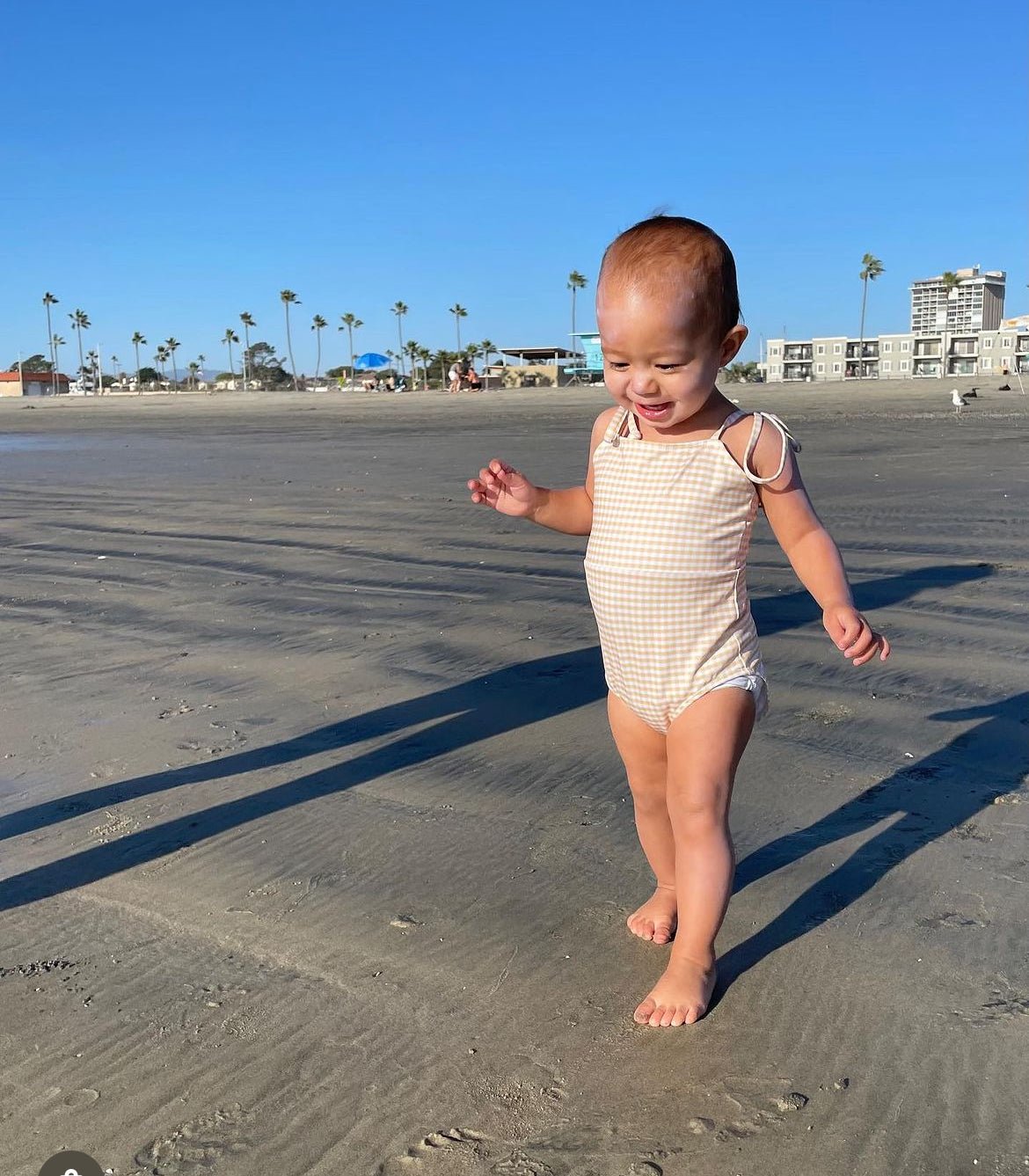 Do Good Littles Gingham One Piece - Do Good Swimwear