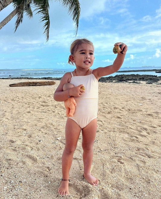 Do Good Littles Gingham One Piece - Do Good Swimwear