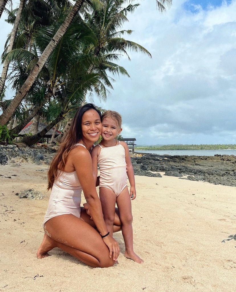 Do Good Littles Gingham One Piece - Do Good Swimwear