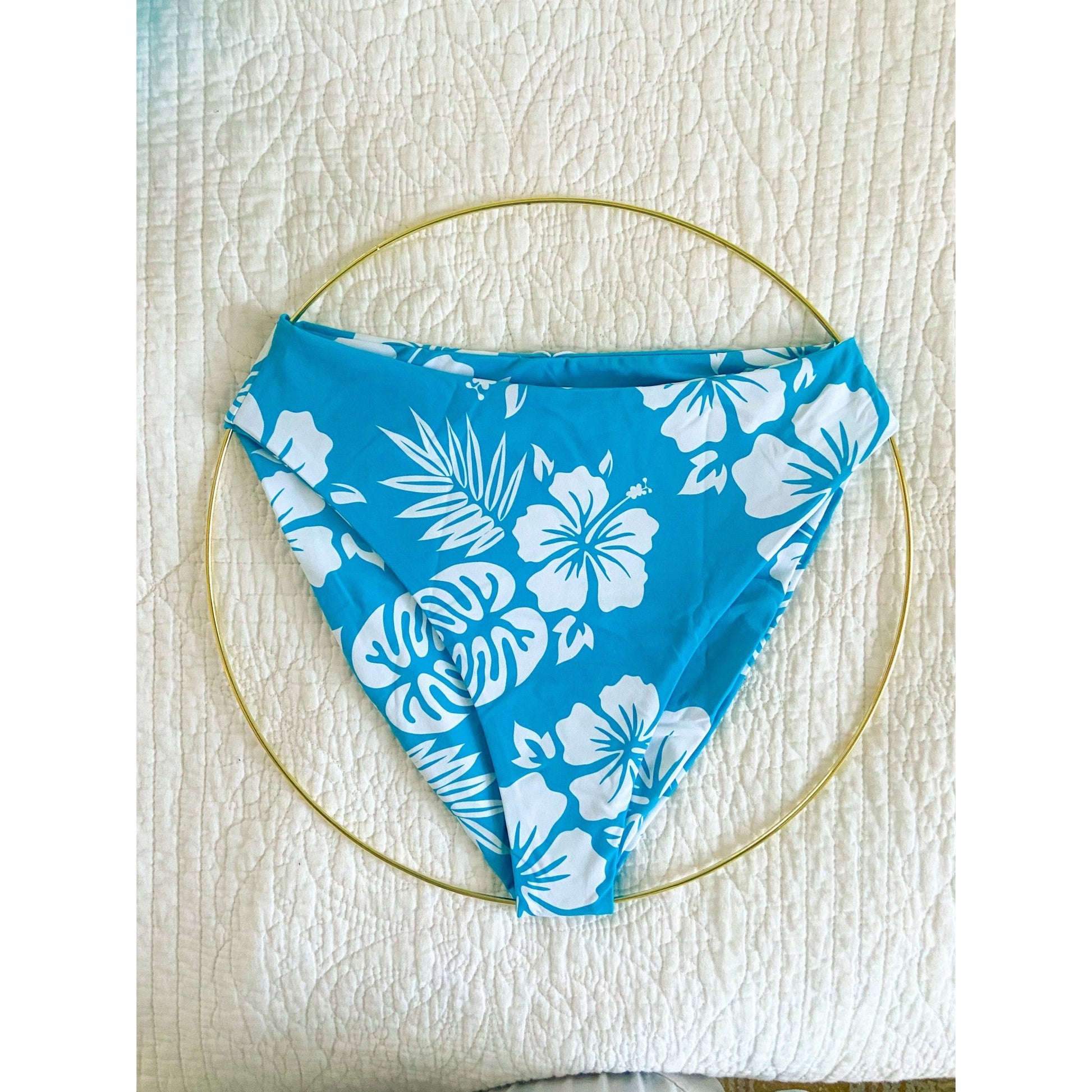 Blue Crush Mid Rise Bottoms - Do Good Swimwear