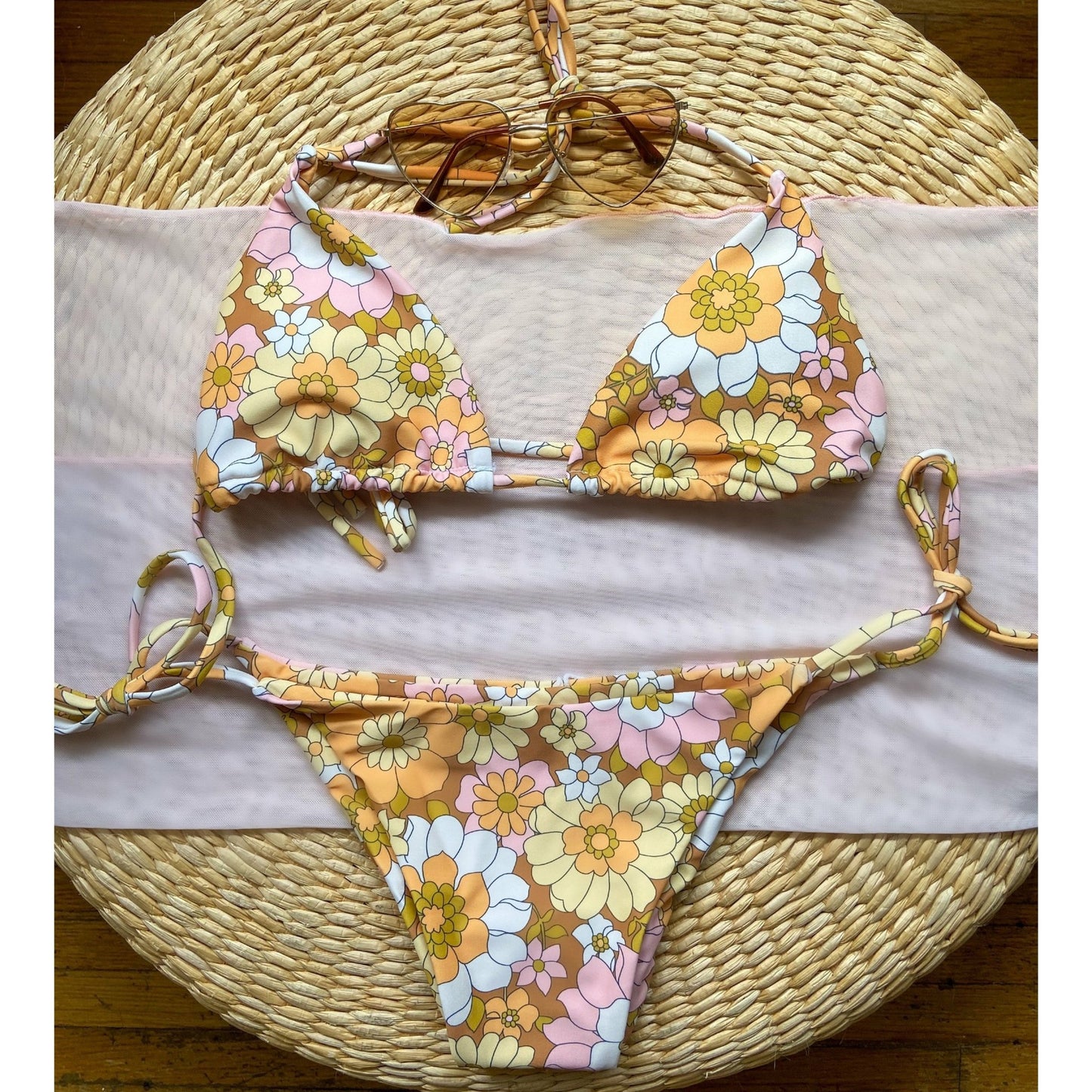 Jackie Retro Tri Halter Top - Do Good Swimwear