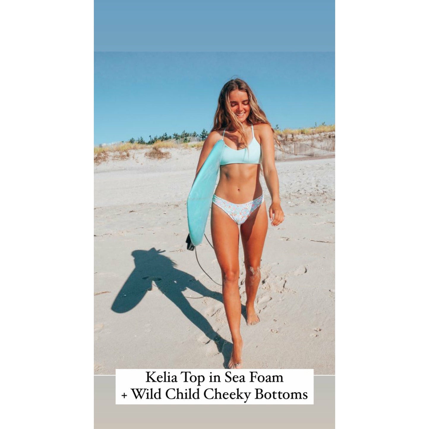 Kelia Twist Back Surf Top - Do Good Swimwear