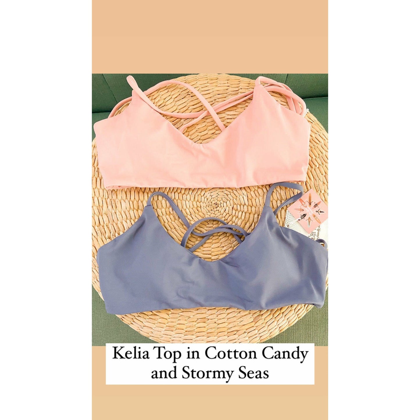 Kelia Twist Back Surf Top - Do Good Swimwear