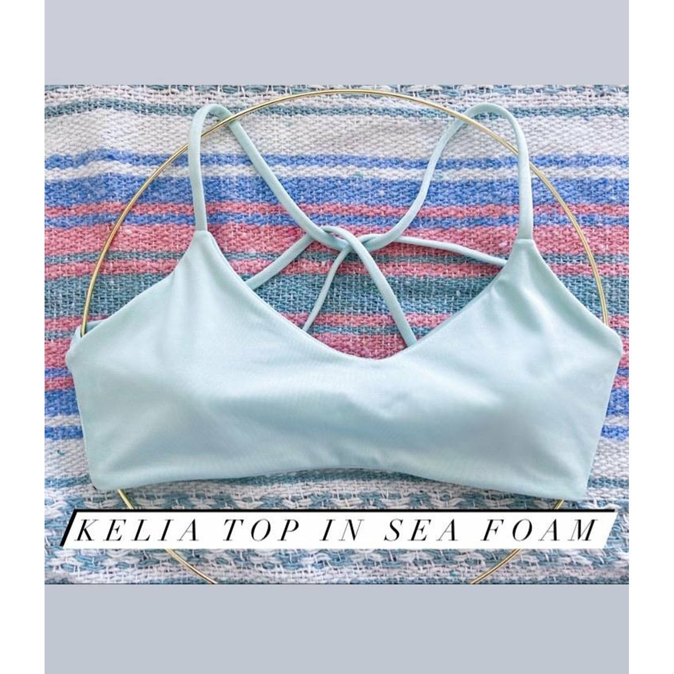 Kelia Twist Back Surf Top - Do Good Swimwear