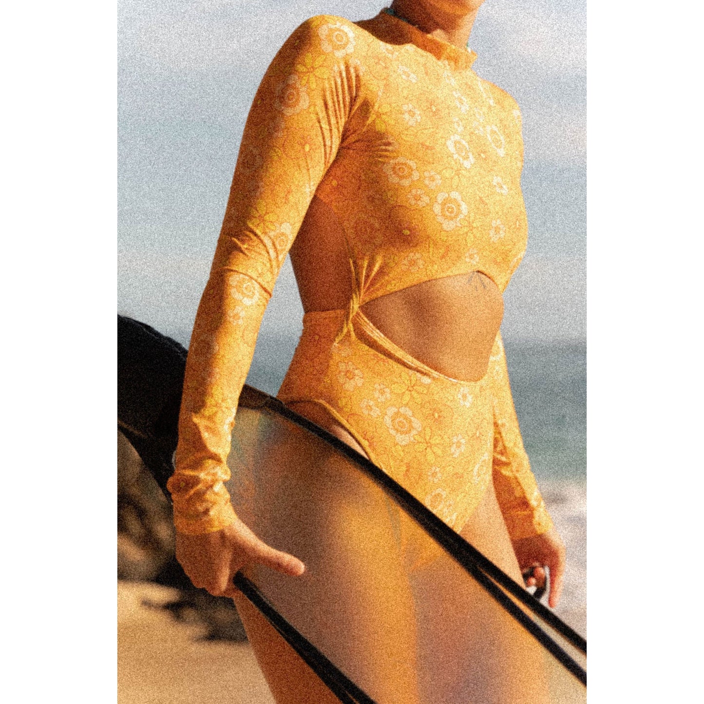 Orange Blossom Rashguard - Do Good Swimwear