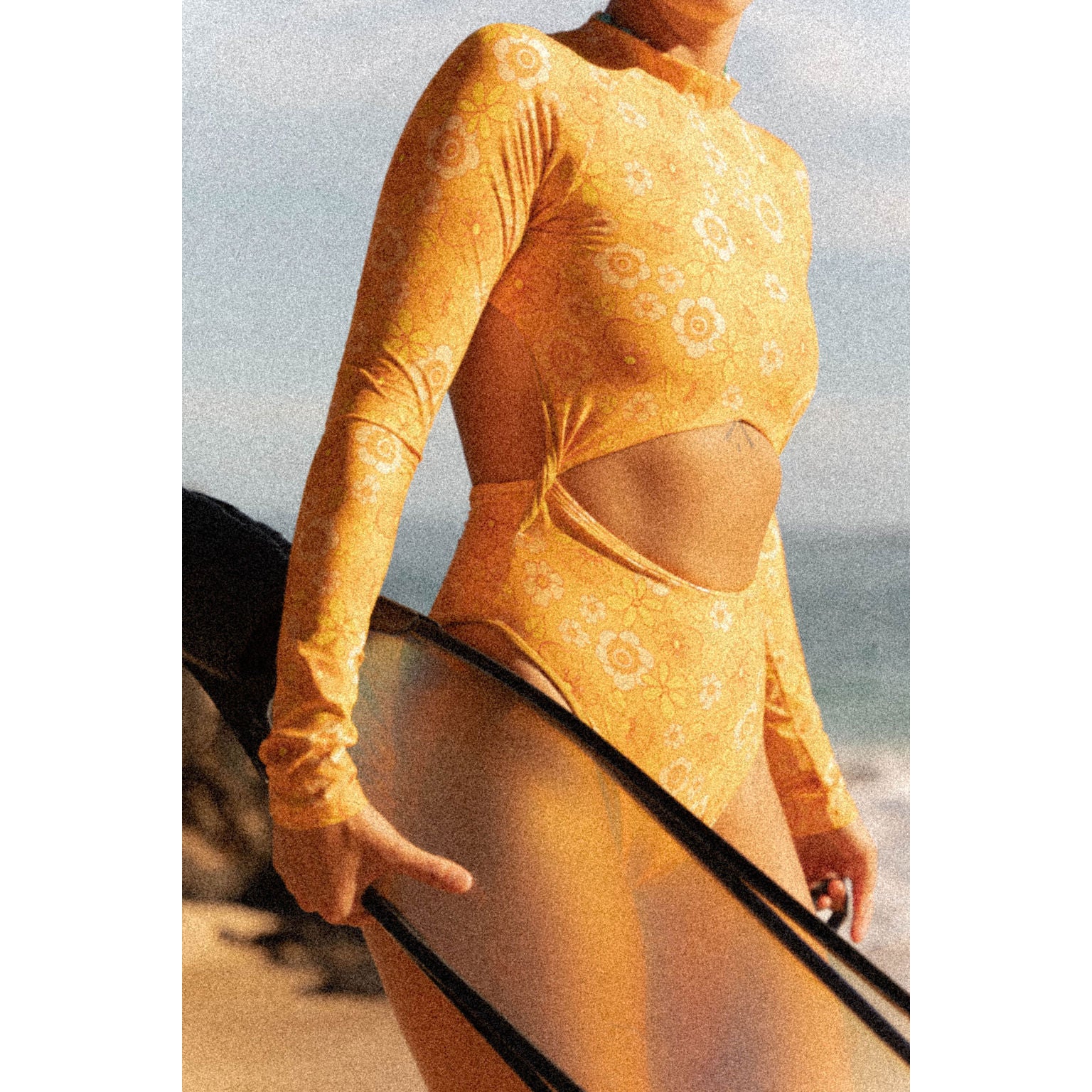 Orange Blossom Rashguard - Do Good Swimwear