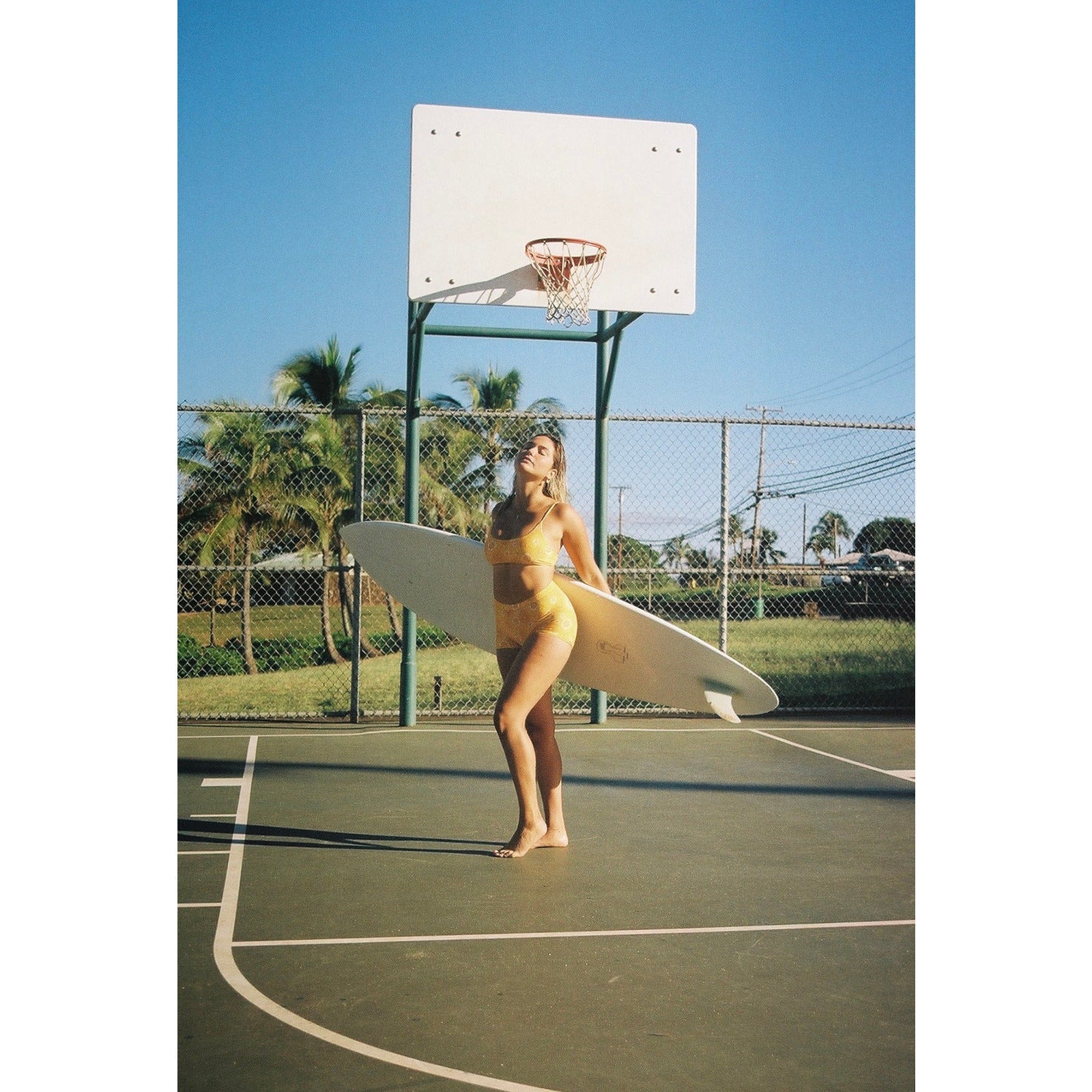 Orange Blossom Surf Shorts - Do Good Swimwear